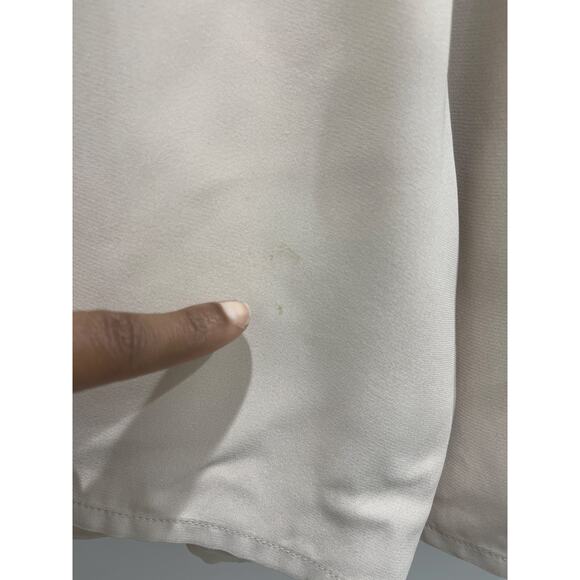 Giorgio Armani Vintage High Waist Cream Long Shorts Sz 4 - Picture 6 of 7